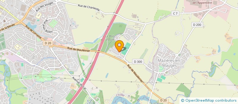 localisation de l'entreprise SCI LE MISTRAL à CHOLET