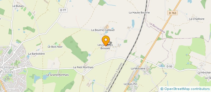 localisation de l'entreprise SCI LE MITRON GEORGEOIS à MONTAIGU-VENDEE