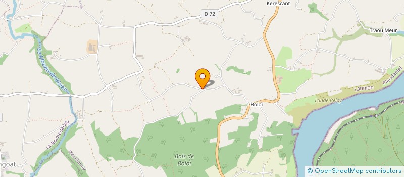 localisation de l'entreprise SCI LE MOAL NICOLAS  PLEUDANIEL