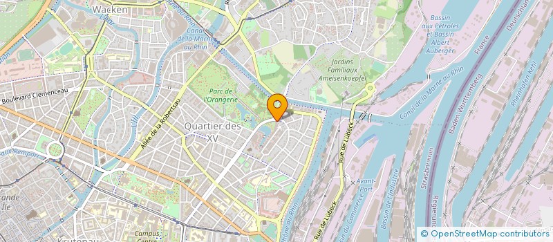 localisation de l'entreprise SCI LE MOGADOR à STRASBOURG