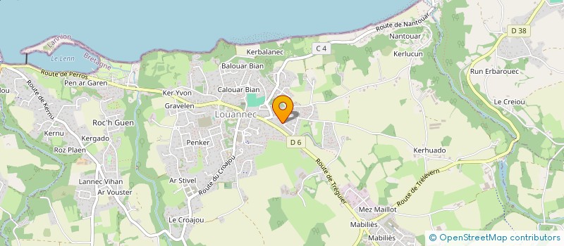 localisation de l'entreprise SCI LE MOIGNE  SAINT-QUAY-PERROS