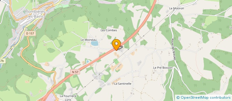 localisation de l'entreprise SCI LE MOINEAU  LE VAL-D'AJOL