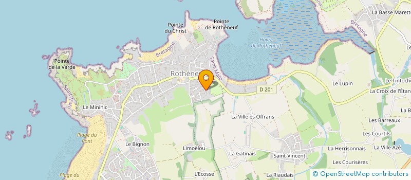 localisation de l'entreprise SCI LE MOLE  SAINT-MALO