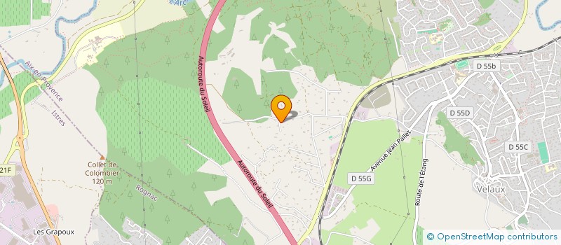 localisation de l'entreprise SCI LE MOLESON CENEVOL à VELAUX