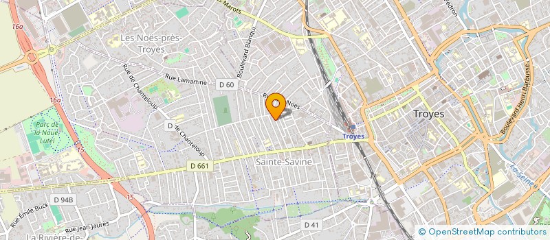 localisation de l'entreprise SCI LE MOLOY  SAINTE-SAVINE