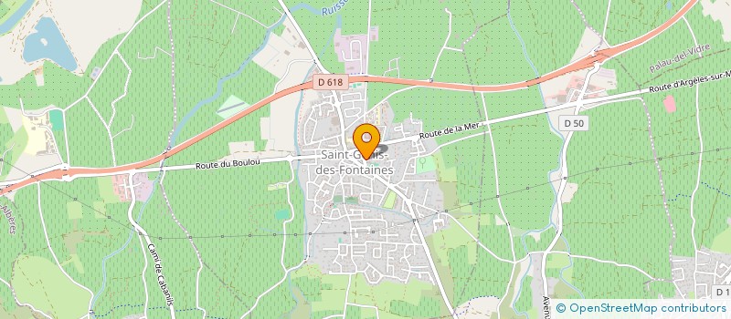 localisation de l'entreprise SCI LE MONASTERE  SAINT-GENIS-DES-FONTAINES