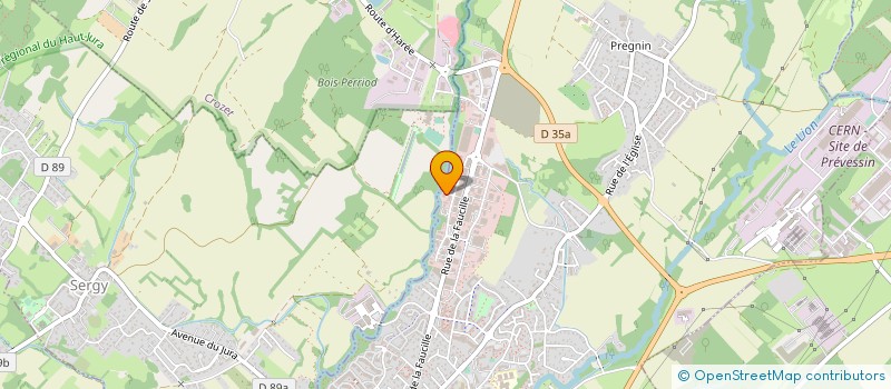 localisation de l'entreprise SCI LE MONETIER à SAINT-GENIS-POUILLY