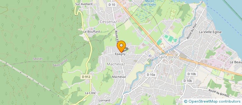 localisation de l'entreprise SCI LE MONOLITHE à SAINT-JORIOZ