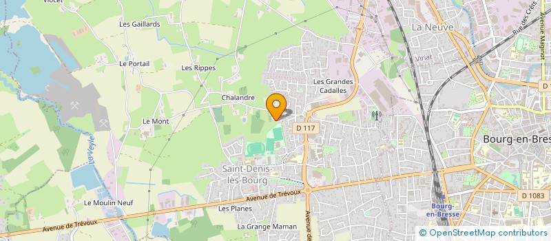 localisation de l'entreprise SCI LE MONT  SAINT-DENIS-LES-BOURG