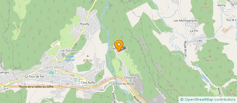 localisation de l'entreprise SCI LE MONT  SAINT-JEOIRE