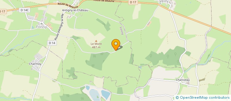 localisation de l'entreprise SCI LE MONT  FOISSY