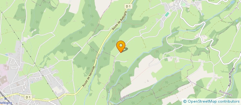 localisation de l'entreprise SCI LE MONT  BALBIGNY