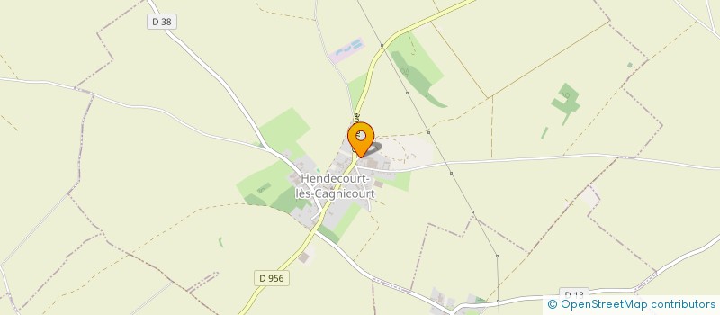 localisation de l'entreprise SCI LE MONT  HENDECOURT-LES-CAGNICOURT