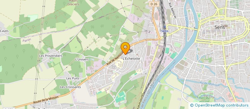 localisation de l'entreprise SCI LE MONT BRUANT  PARON