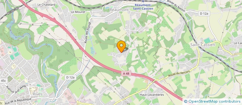 localisation de l'entreprise SCI LE MONT CHALET  REAUMONT