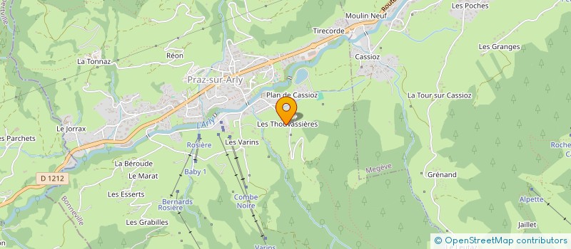 localisation de l'entreprise SCI LE MONT CHARVIN  PRAZ-SUR-ARLY