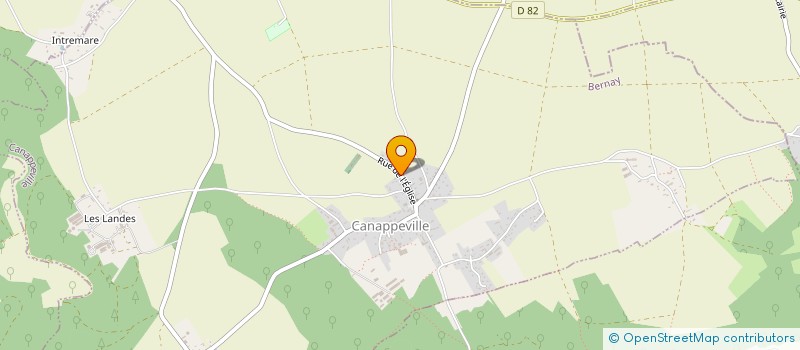 localisation de l'entreprise SCI LE MONT D'OR  CANAPPEVILLE