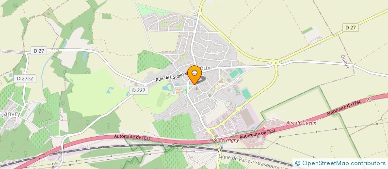 localisation de l'entreprise SCI LE MONT D'ORMES  GUEUX