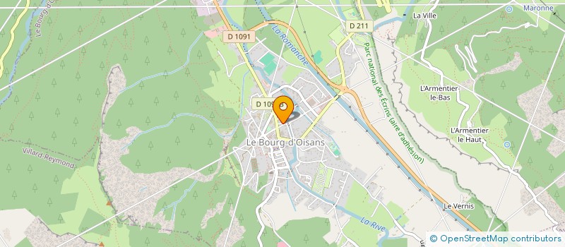 localisation de l'entreprise SCI LE MONT DE LANS  LES DEUX ALPES