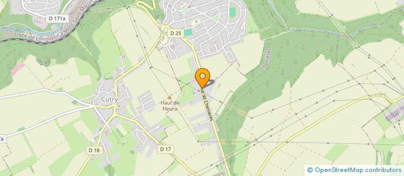 localisation de l'entreprise SCI LE MONT DES ROSES  CHENIERES