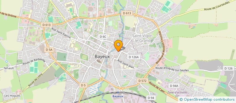 localisation de l'entreprise SCI LE MONT FLAMBE  BAYEUX