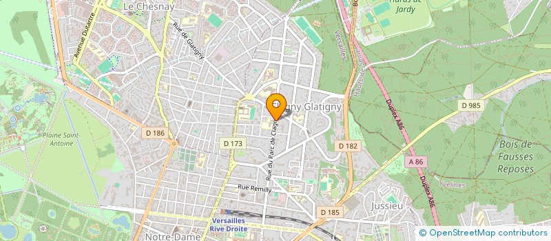 localisation de l'entreprise SCI LE MONT FREULE à VERSAILLES