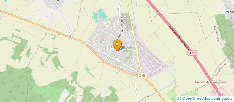 localisation de l'entreprise SCI LE MONT GARDE  ECQUEVILLY