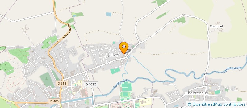 localisation de l'entreprise SCI LE MONT JOLI  JOLIVET