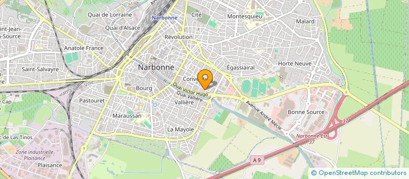 localisation de l'entreprise SCI LE MONT NOIR  NARBONNE