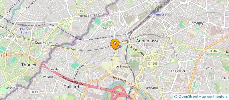 localisation de l'entreprise SCI LE MONT RIANT  AMBILLY