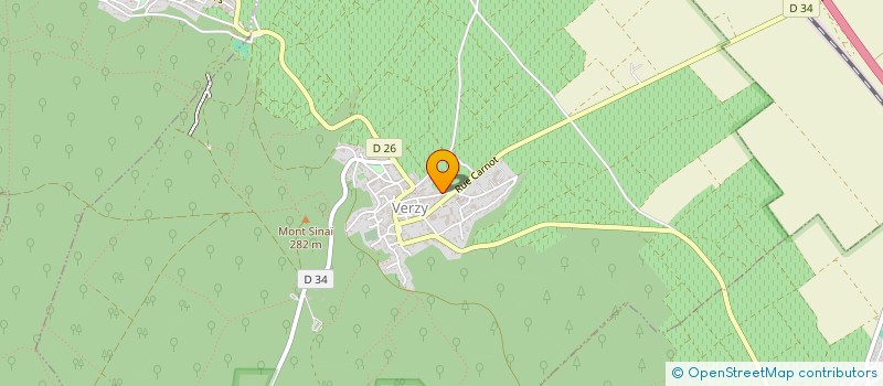 localisation de l'entreprise SCI LE MONT SINAI  VERZY