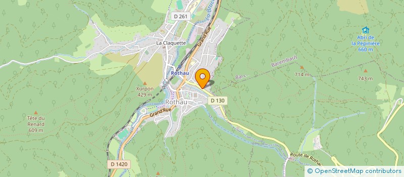 localisation de l'entreprise SCI LE MONT VENTOUX  LA BROQUE