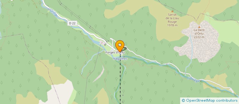 localisation de l'entreprise SCI LE MONTAGNARD à ASCOU