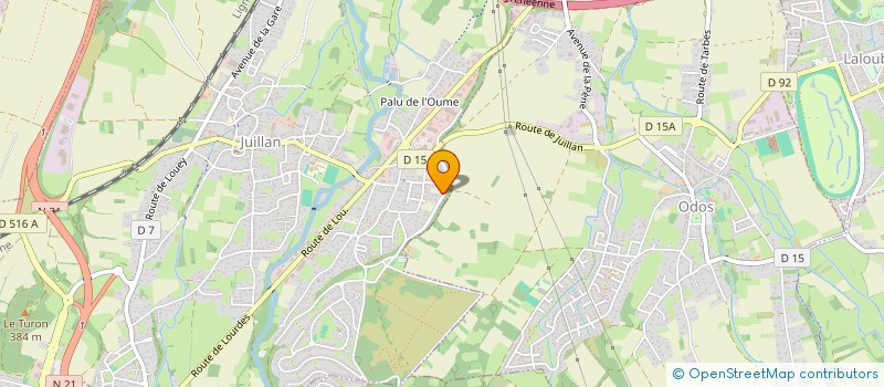 localisation de l'entreprise SCI LE MONTAIGU  JUILLAN