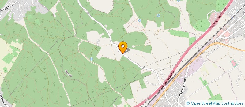 localisation de l'entreprise SCI LE MONTE  BERNIS