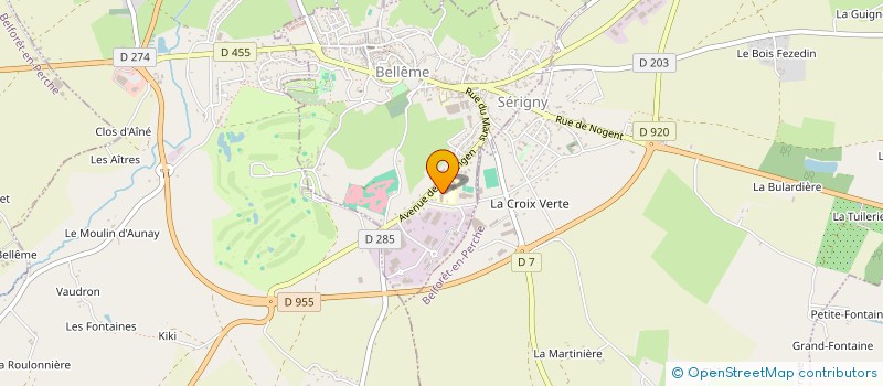 localisation de l'entreprise SCI LE MONTE à BELLEME
