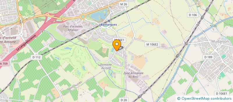 localisation de l'entreprise SCI LE MONTEIL AU VICOMTE à BAILLARGUES