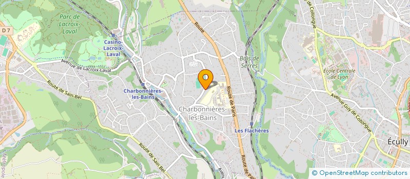 localisation de l'entreprise SCI LE MONTEPY  CHARBONNIERES-LES-BAINS