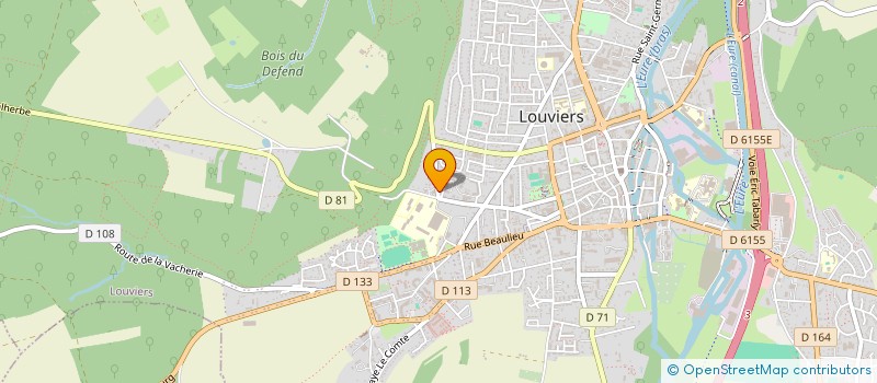 localisation de l'entreprise SCI LE MONTFORT à LOUVIERS