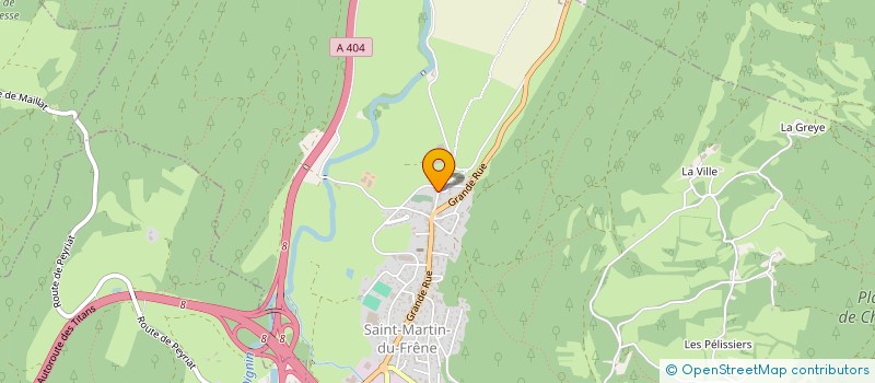 localisation de l'entreprise SCI LE MONTHOUX  SAINT-MARTIN-DU-FRENE