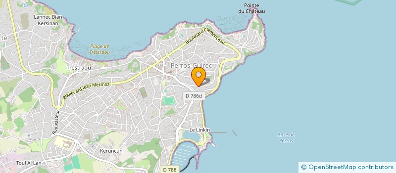 localisation de l'entreprise SCI LE MONTIGNE  PERROS-GUIREC