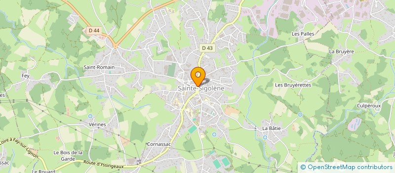 localisation de l'entreprise SCI LE MONTILLON à SAINTE-SIGOLENE