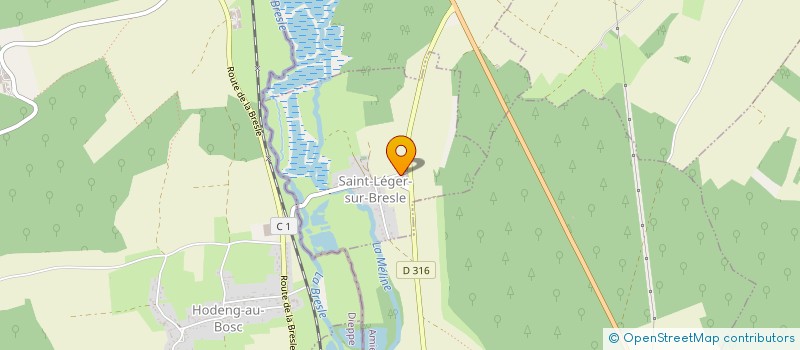 localisation de l'entreprise SCI LE MONTRELET  RAMBURELLES