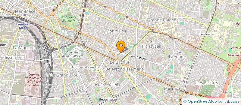 localisation de l'entreprise SCI LE MONTSEGUR  LYON