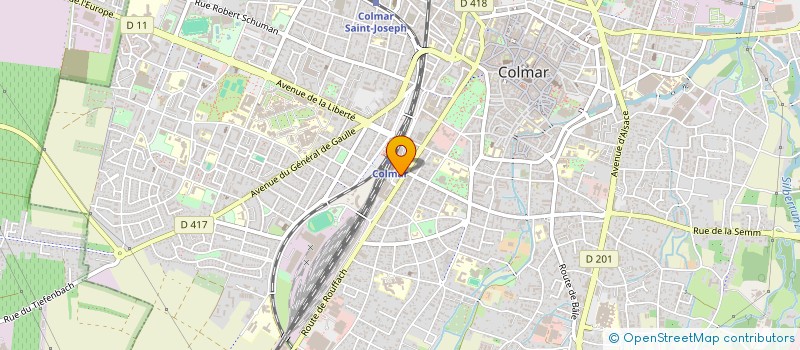 localisation de l'entreprise SCI LE MORBIHAN  COLMAR