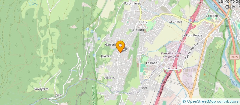 localisation de l'entreprise SCI LE MORDOR  CLAIX