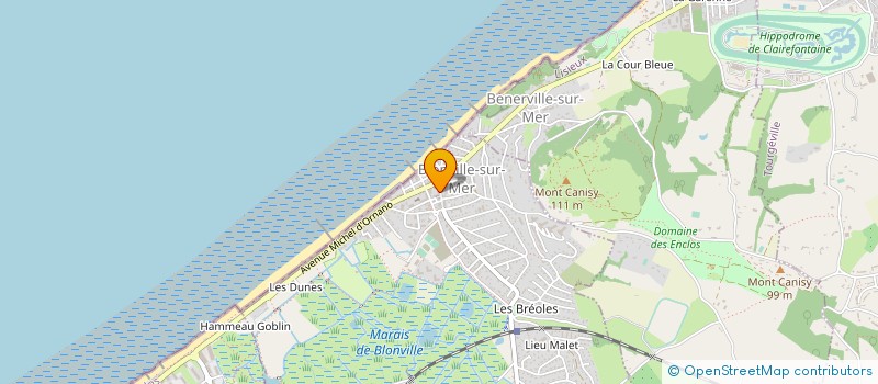 localisation de l'entreprise SCI LE MORELLEC à BLONVILLE-SUR-MER