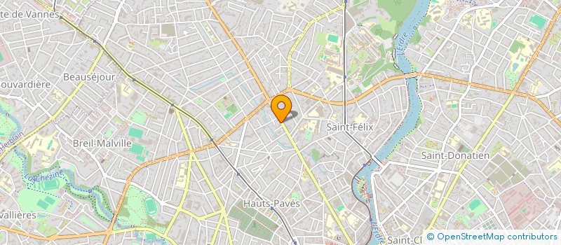 localisation de l'entreprise SCI LE MORETTON  NANTES
