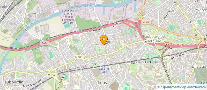 localisation de l'entreprise SCI LE MORIAH  LOOS