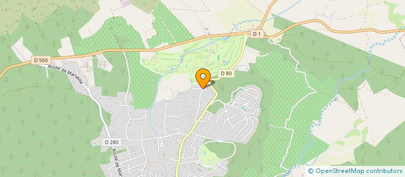 localisation de l'entreprise SCI LE MORNE  NANS-LES-PINS